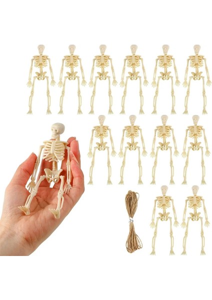 6/12PCS Mini Figürinleri Küçük Ler Cadılar Bayramı Süslemeleri Zanaat Perili Ev Aksesuarları Parti 6 Inç Boyu: 6 Pcs (Yurt Dışından)