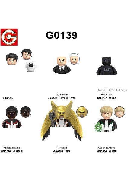 Mini Boy Serisi G0139 Karakter Modeli E, Yapı Taşları Birleştirme, Çocuk Oyuncakları Doğum Günü Hediyeleri 2025COLOR: GH0298 (Yurt Dışından)