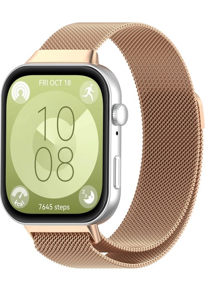 Huawei Watch Fit3 / Fit4 / Fit4 Pro Için Milano Metal Kayış (Yurt Dışından)