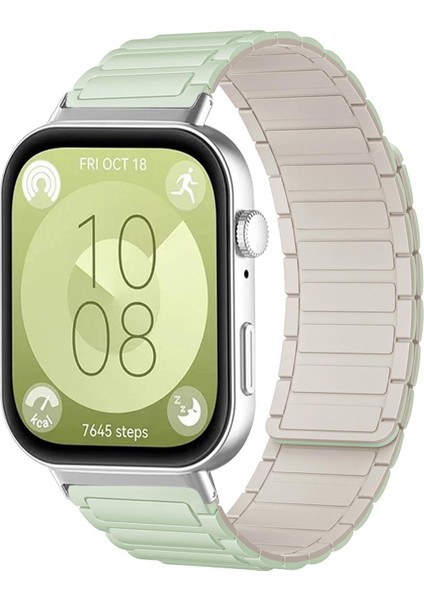 Huawei Watch Fit4 / Fit4 Pro / Fit3 Için Silikon Saat Kayışı (Yurt Dışından)