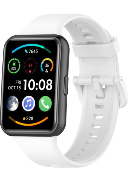 Huawei Watch Fit 2 Için Renkli Silikon Kayış (Yurt Dışından)