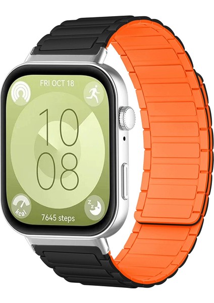 Huawei Watch Fit4 / Fit4 Pro / Fit3 Için Silikon Saat Kayışı (Yurt Dışından)