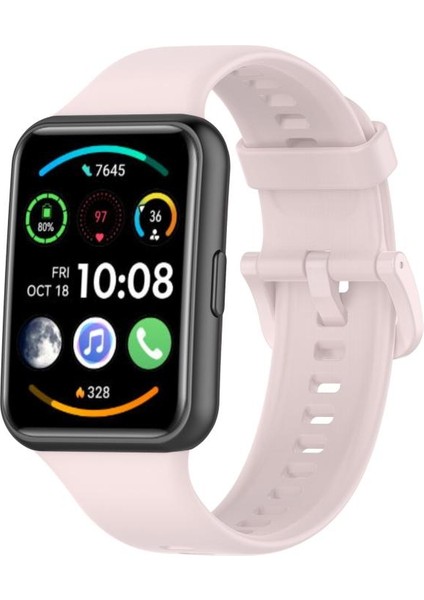 Huawei Watch Fit 2 Için Renkli Silikon Kayış (Yurt Dışından) fiyatları