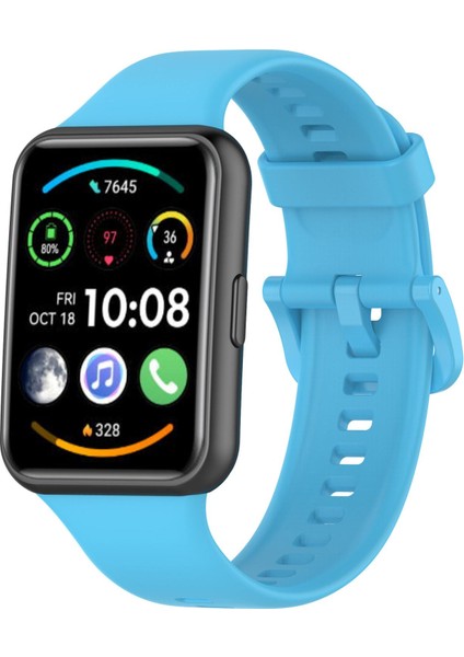 Huawei Watch Fit 2 Için Renkli Silikon Kayış (Yurt Dışından)