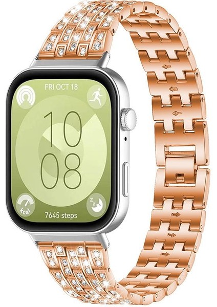 Huawei Watch Fit4 / Fit4 Pro / Fit3 Için Metal Saat Kayışı (Yurt Dışından)