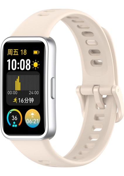 Huawei Band 10/10 Nfc Için Filmli Silikon Saat Kayışı (Yurt Dışından) fiyatları