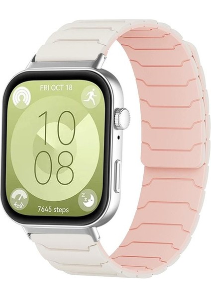 Huawei Watch Fit4 / Fit4 Pro / Fit3 Için Silikon Saat Kayışı (Yurt Dışından)