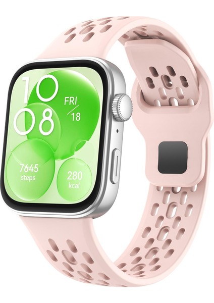 Huawei Watch Fit 4 Pro / Fit 4 / Fit 3 Için Silikon Kayış (Yurt Dışından)