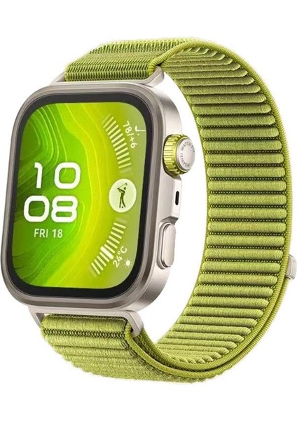 Huawei Watch Fit4 / Fit4 Pro / Fit3 Için Naylon Saat Kayışı (Yurt Dışından)