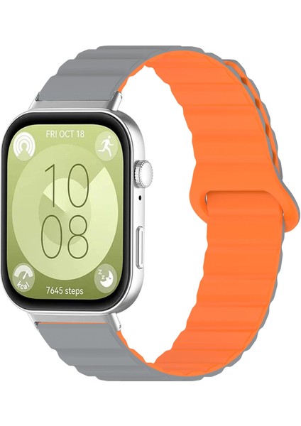 Huawei Watch Fit4 Pro / Fit4 / Fit3 Için Silikon Saat Kayışı (Yurt Dışından)