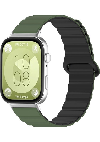 Huawei Watch Fit4 Pro / Fit4 / Fit3 Için Silikon Saat Kayışı (Yurt Dışından)