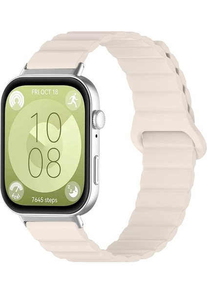 Huawei Watch Fit4 Pro / Fit4 / Fit3 Için Silikon Saat Kayışı (Yurt Dışından) fiyatları