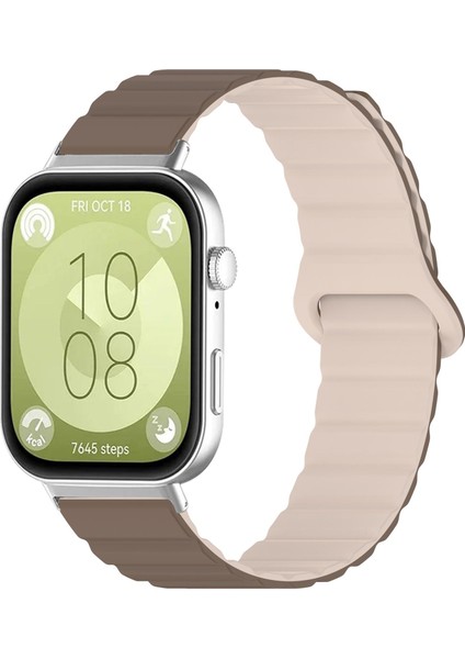 Huawei Watch Fit4 Pro / Fit4 / Fit3 Için Silikon Saat Kayışı (Yurt Dışından)