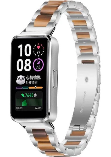 Huawei Band 10 / 9 / 8 Için Metal Reçine Kayış (Yurt Dışından) fiyatları