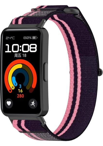 Huawei Band 10/10 Nfc Için Filmli Naylon Saat Kayışı (Yurt Dışından) fiyatları