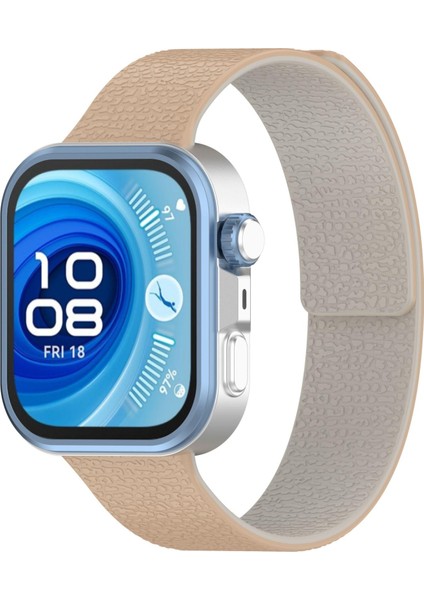 Huawei Watch Fit4 / Fit4 Pro / Fit3 Için Silikon Saat Kayışı (Yurt Dışından)