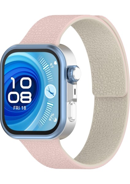 Huawei Watch Fit4 / Fit4 Pro / Fit3 Için Silikon Saat Kayışı (Yurt Dışından)