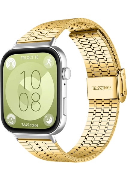 Huawei Watch Fit4 Pro / Fit4 / Fit3 Için Metal Kayış (Yurt Dışından)