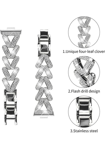 Huawei Watch Fit 4 / Fit 4 Pro / Fit 3 Için Metal Kayış (Yurt Dışından) modelleri