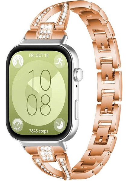 Huawei Watch Fit4 / Fit4 Pro / Fit3 Için Metal Saat Kayışı (Yurt Dışından)