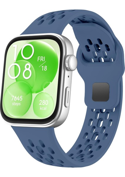 Huawei Watch Fit 4 Pro / Fit 4 / Fit 3 Için Silikon Kayış (Yurt Dışından)