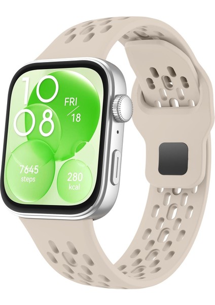 Huawei Watch Fit 4 Pro / Fit 4 / Fit 3 Için Silikon Kayış (Yurt Dışından)