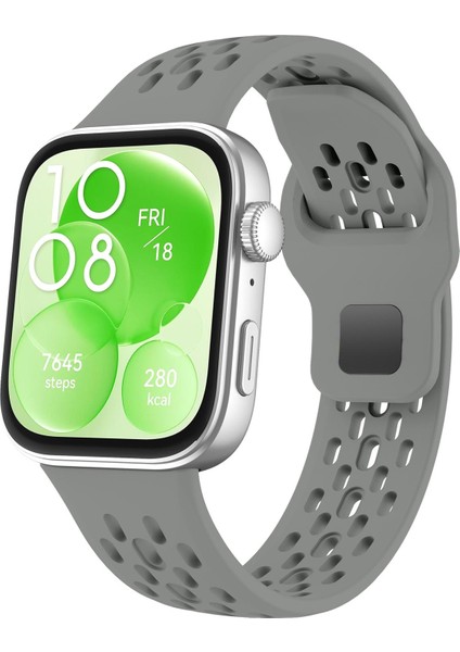 Huawei Watch Fit 4 Pro / Fit 4 / Fit 3 Için Silikon Kayış (Yurt Dışından)