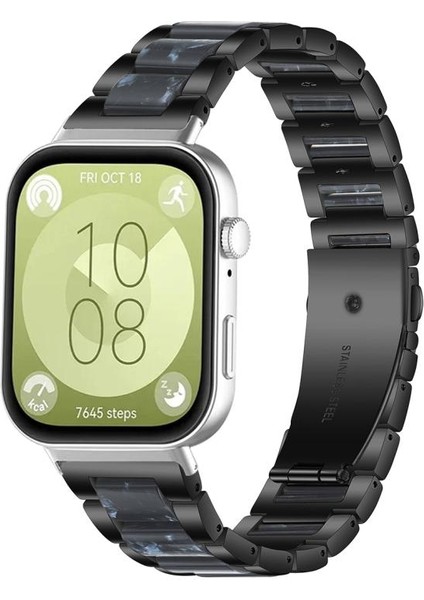 Huawei Watch Fit4 / Fit4 Pro / Fit3 Için Metal Reçine Kayış (Yurt Dışından) fiyatları