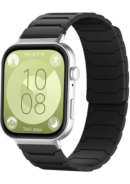 Huawei Watch Fit4 / Fit4 Pro / Fit3 Için Silikon Saat Kayışı (Yurt Dışından)