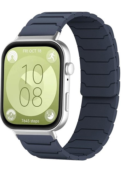 Huawei Watch Fit4 / Fit4 Pro / Fit3 Için Silikon Saat Kayışı (Yurt Dışından)