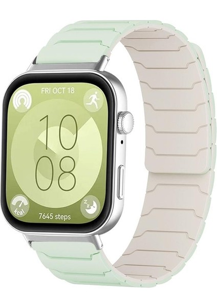 Huawei Watch Fit4 / Fit4 Pro / Fit3 Için Silikon Saat Kayışı (Yurt Dışından)