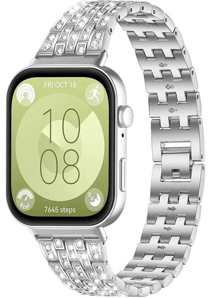 Huawei Watch Fit4 / Fit4 Pro / Fit3 Için Metal Saat Kayışı (Yurt Dışından)