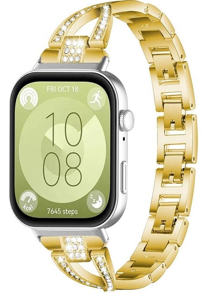 Huawei Watch Fit4 / Fit4 Pro / Fit3 Için Metal Saat Kayışı (Yurt Dışından)