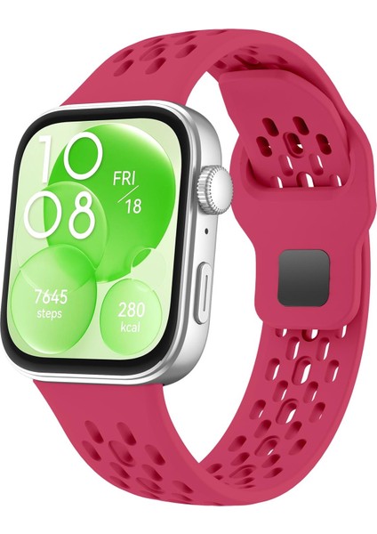 Huawei Watch Fit 4 Pro / Fit 4 / Fit 3 Için Silikon Kayış (Yurt Dışından)