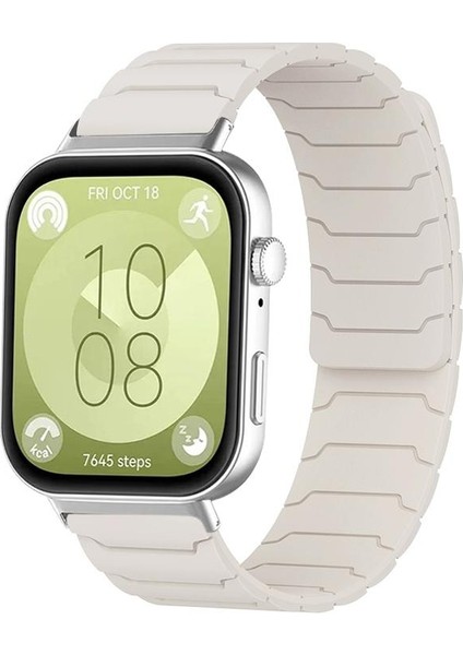 Huawei Watch Fit4 / Fit4 Pro / Fit3 Için Silikon Saat Kayışı (Yurt Dışından)