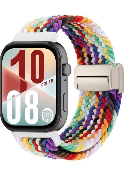 Huawei Watch Fit 4 / Fit 4 Pro / Fit 3 Için Dokuma Saat Kayışı (Yurt Dışından)