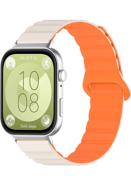 Huawei Watch Fit4 Pro / Fit4 / Fit3 Için Silikon Saat Kayışı (Yurt Dışından)