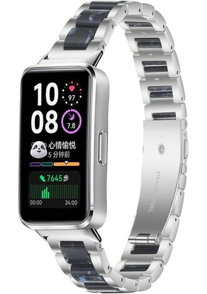 Huawei Band 10 / 9 / 8 Için Metal Reçine Kayış (Yurt Dışından) fiyatları