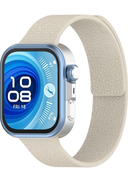 Huawei Watch Fit4 / Fit4 Pro / Fit3 Için Silikon Saat Kayışı (Yurt Dışından)