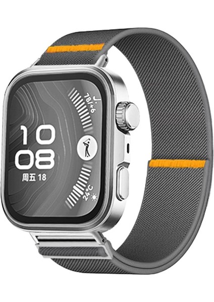 Huawei Watch Fit3 / Fit4 / Fit4 Pro Için Naylon Saat Kayışı (Yurt Dışından)