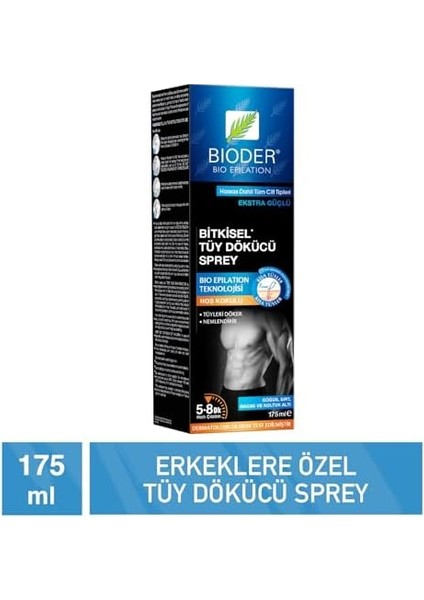 Bioder Tüy Dökücü Sprey Erkek 175 ml - Tüy Azaltıcı Etki fiyatları