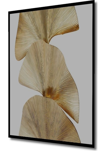 Dekoratif Ahşap Dikdörtgen Tablo Altın Yapraklar Çerçeve Görünümlü fiyatları