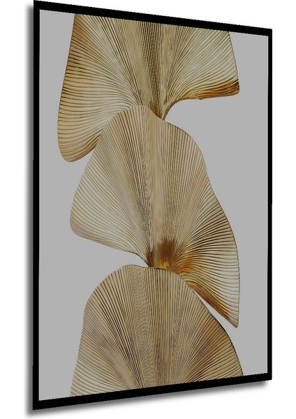 Dekoratif Ahşap Dikdörtgen Tablo Altın Yapraklar Çerçeve Görünümlü modelleri