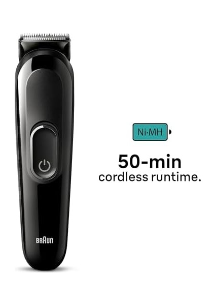 Braun Series 3 MGK3410 Hepsi Bir Arada Şekillendirme Seti, 6’sı 1 Arada Erkek Bakım Kiti