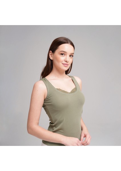 Ribbed Luxe U-Neck Tank Top