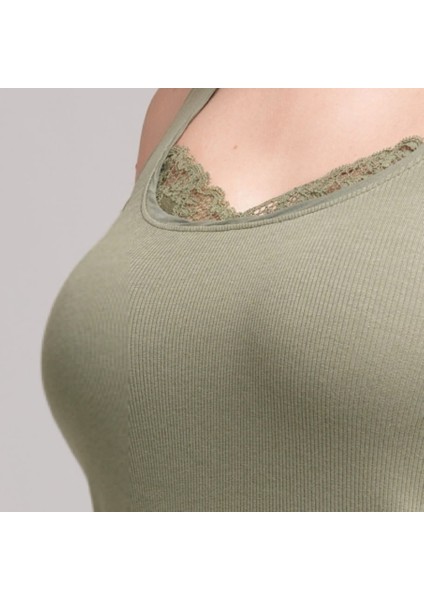 Ribbed Luxe U-Neck Tank Top fırsatları