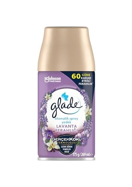 Glade Lavanta Yedek Otomatik Sprey 60 Gün Etkili (1 x 269 Ml)