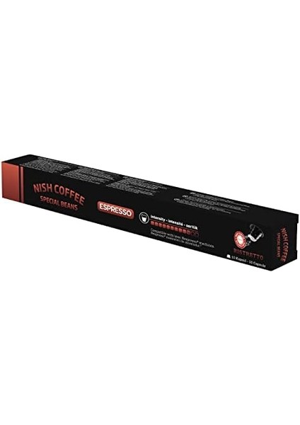 Nish Nespresso Uyumlu Kapsül Kahve 7 Organic - 10 Adet