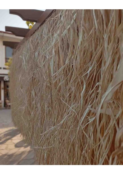 Hasır Püskül Otu (75X150 Cm) Rafya Saçaklı Dekorasyon Bohem Rustik - Şeritli Duvar Kaplama fiyatları