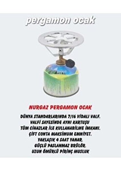 Campout Pergamon Ocak Kartuşlu 230 Gr indirimleri